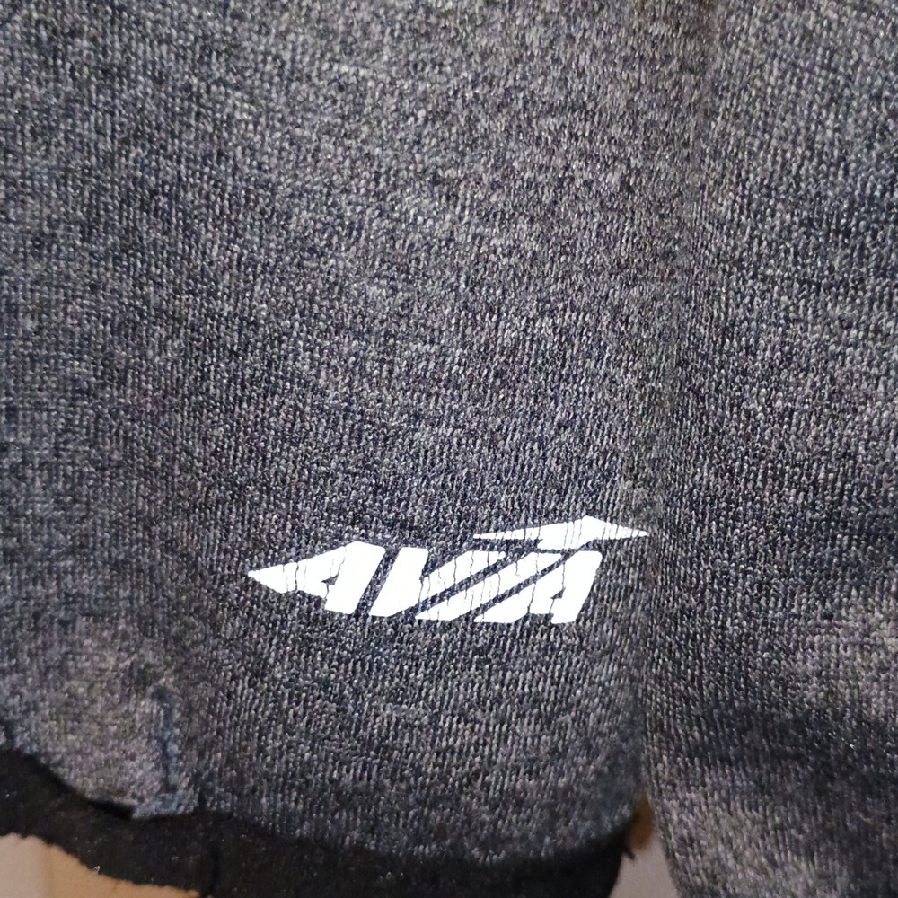 Avia Womens‎ Dark Gray Heathered Quarter Zip Long Sleeve Athletic Pullover Top L - Picture 3 of 12